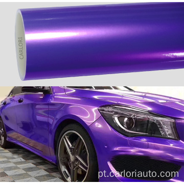 Vinil de envoltório de carro roxo camaleão